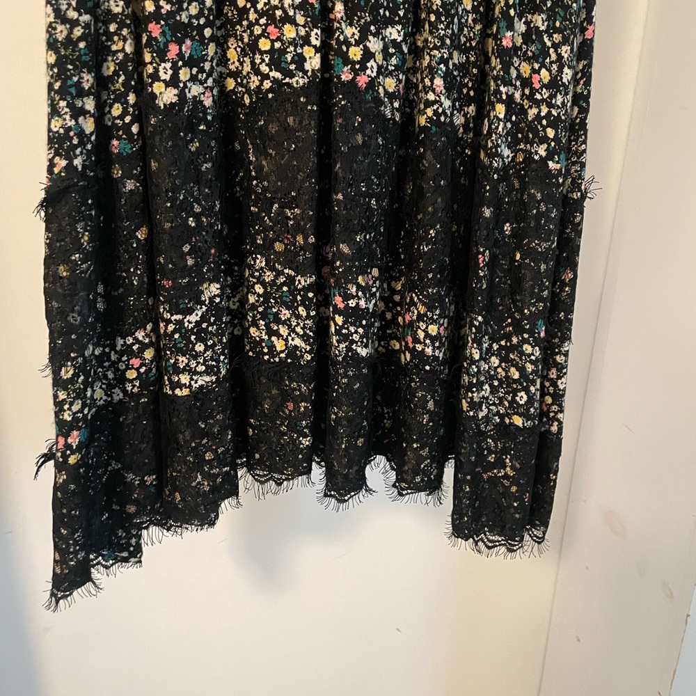 Ranna Gill Black Floral Maxi Dress from Anthropologie - Picture 4 of 9